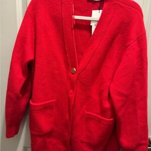 Women's Red Sweater